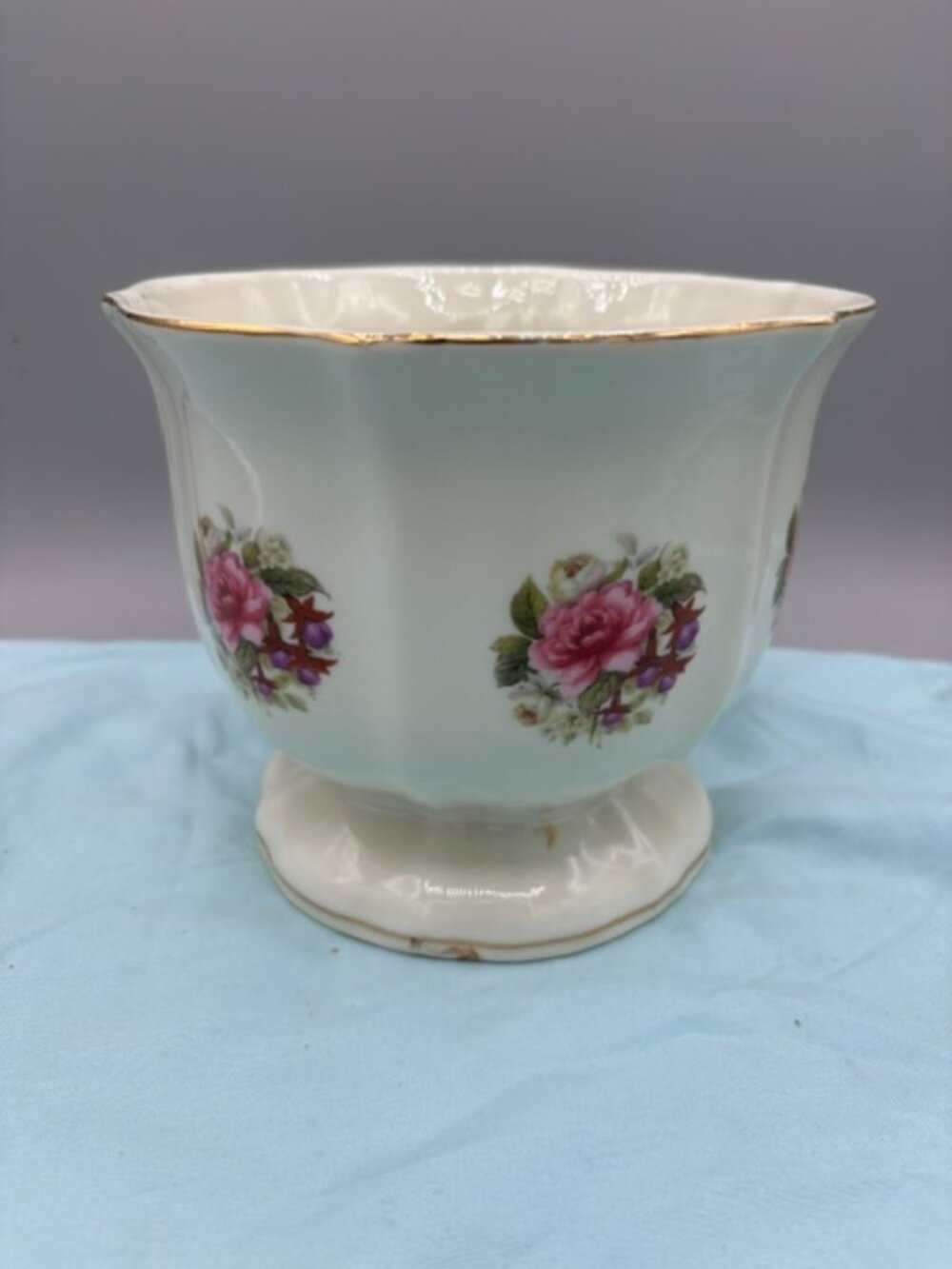 Vintage Formalities By Baum Bros Summer Flowers Collection Rose Vase